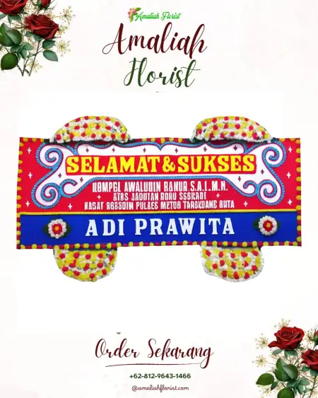 Papan Bunga Ucapan Selamat Sindangpanji